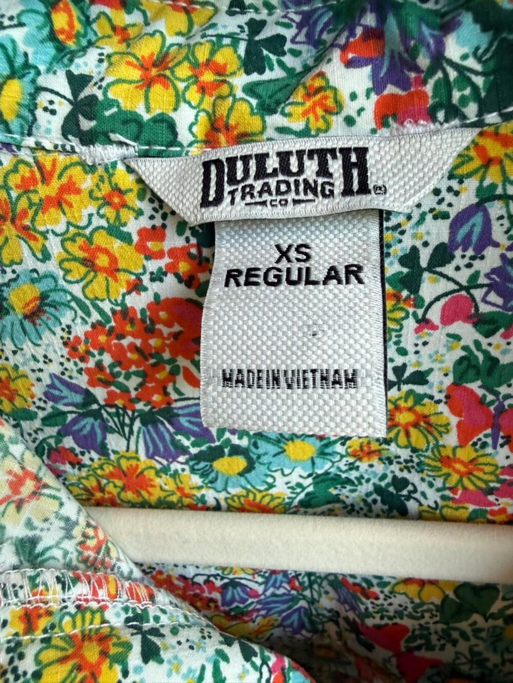 Duluth Trading Floral Utility Coverall XS Multi Ditsy Garden Floral Jumpsuit - Picture 3 of 7
